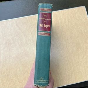The Autobiography Of Will Rogers Hardcover Vintage 1949 Book